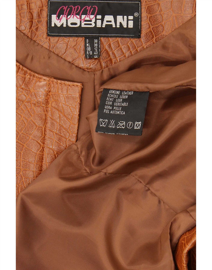 Giacca da donna Giorgio Mobiani UK 12 Marrone medio Stampa animalier