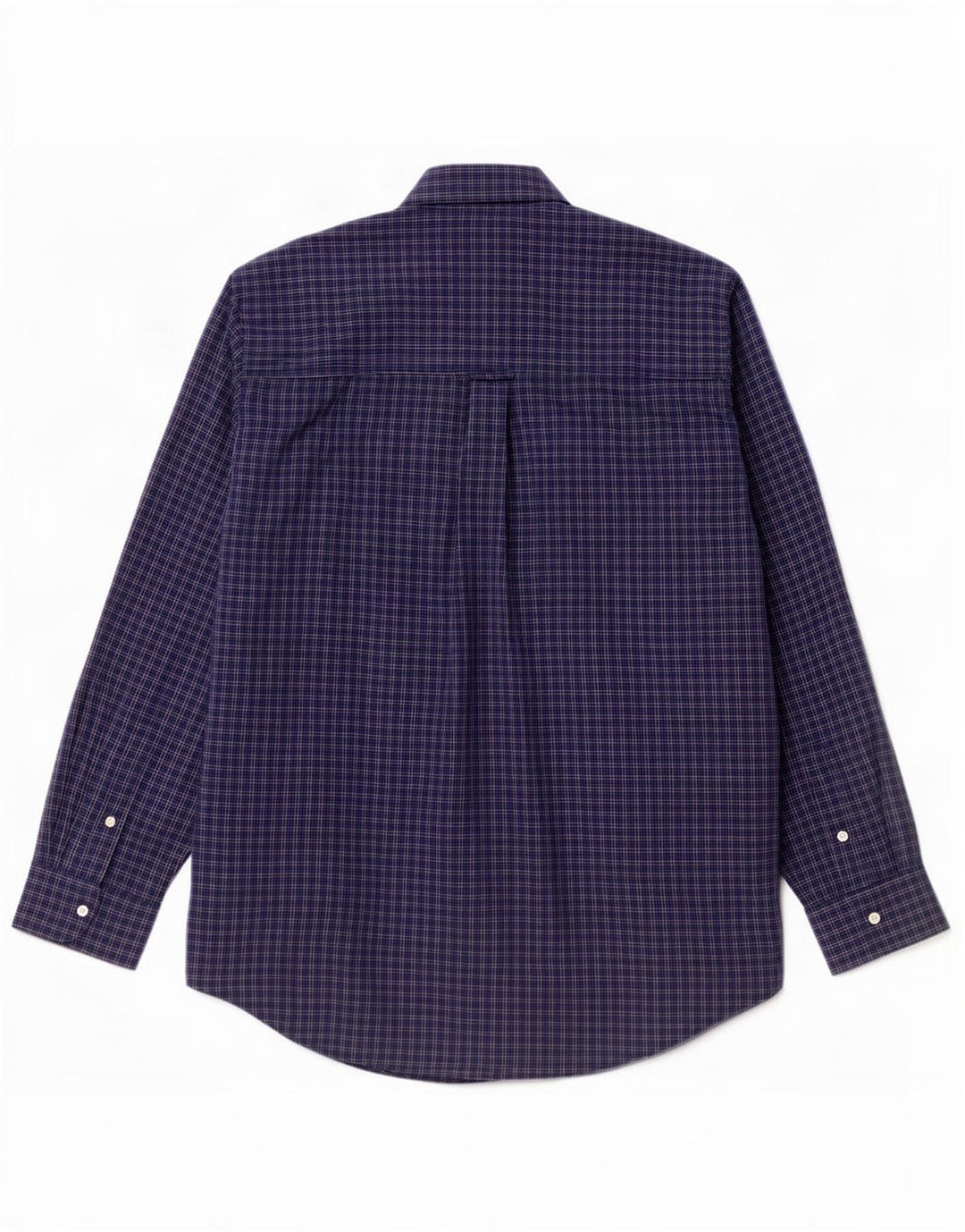 Camicia Chaps da uomo Easy Care XL in cotone a quadri blu navy