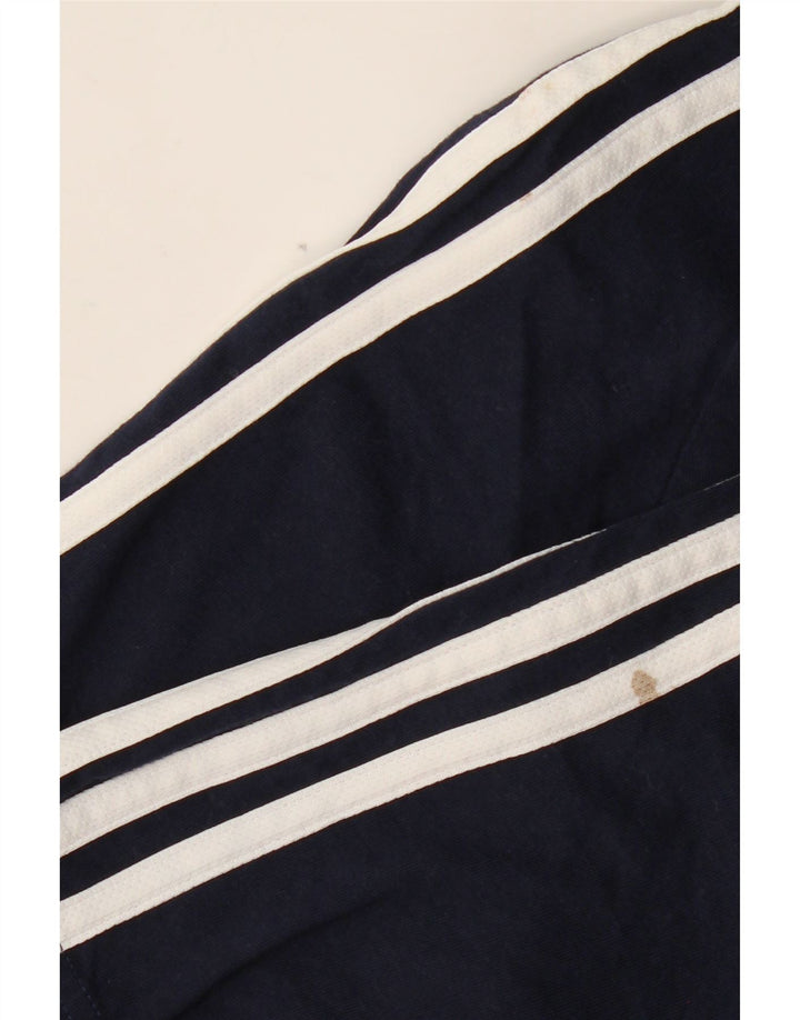 T-shirt da uomo ADIDAS Top grande in cotone blu navy