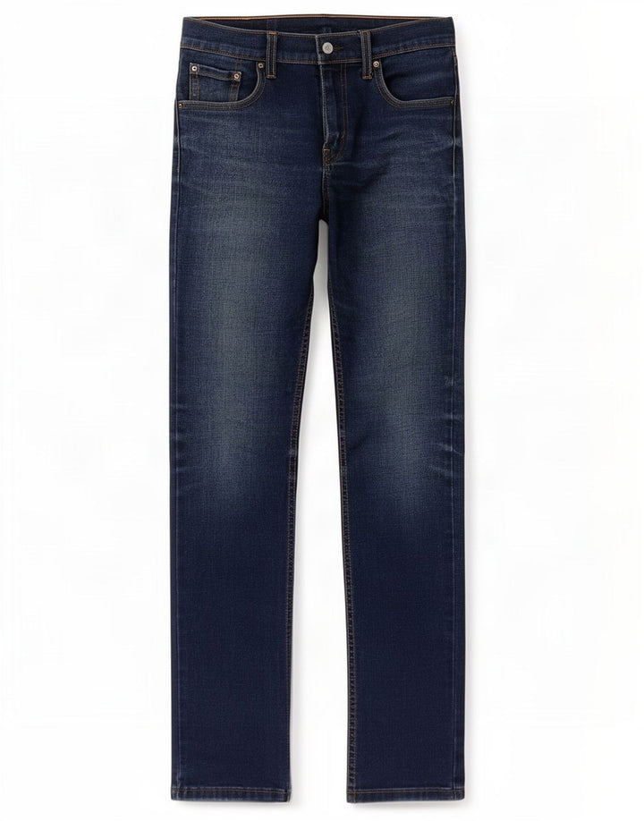 Jeans slim da uomo Levi's W30 L33 in cotone blu navy