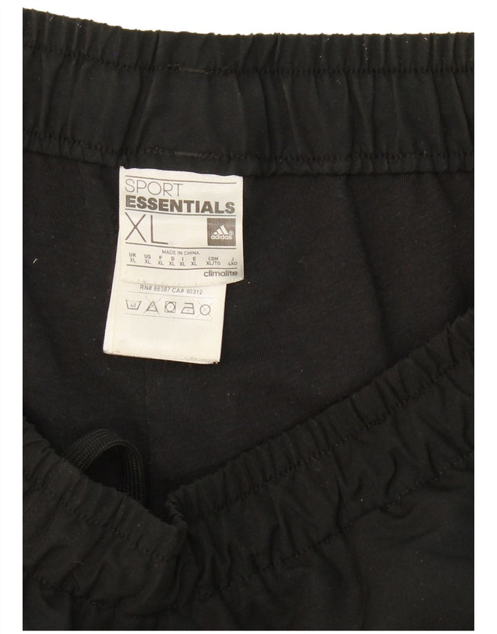 ADIDAS Mens Climalite Tracksuit Trousers XL  Black Polyester