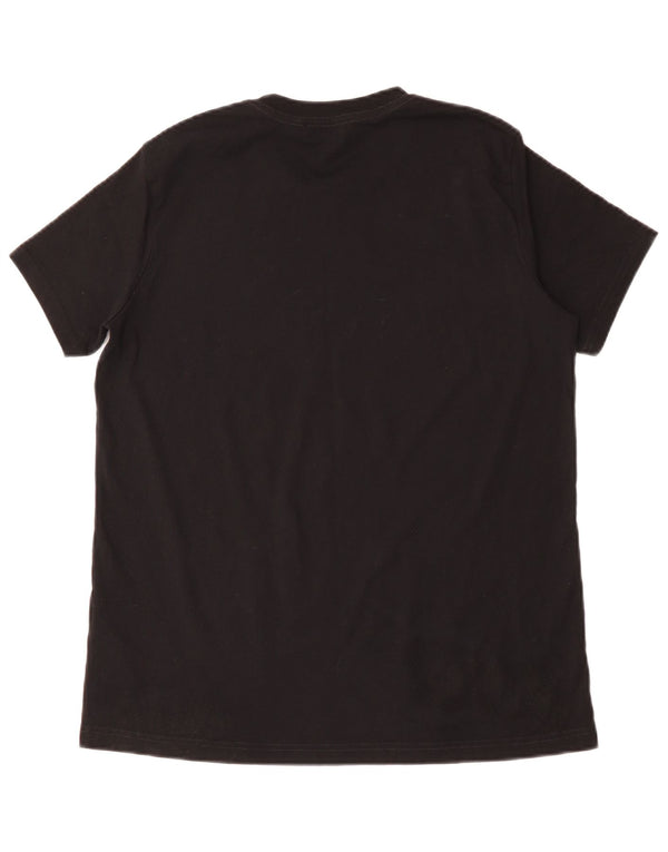 T-shirt grafica da uomo DIESEL Top XL in cotone nero