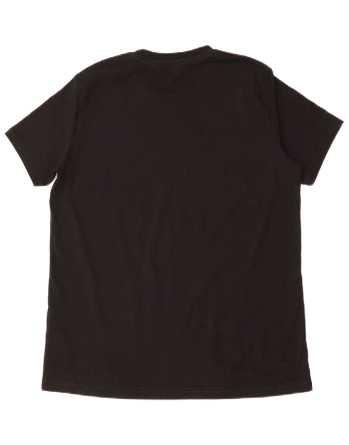 T-shirt grafica da uomo DIESEL Top XL in cotone nero