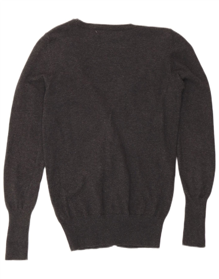 Maglione cardigan da donna Zara UK 10 piccolo grigio