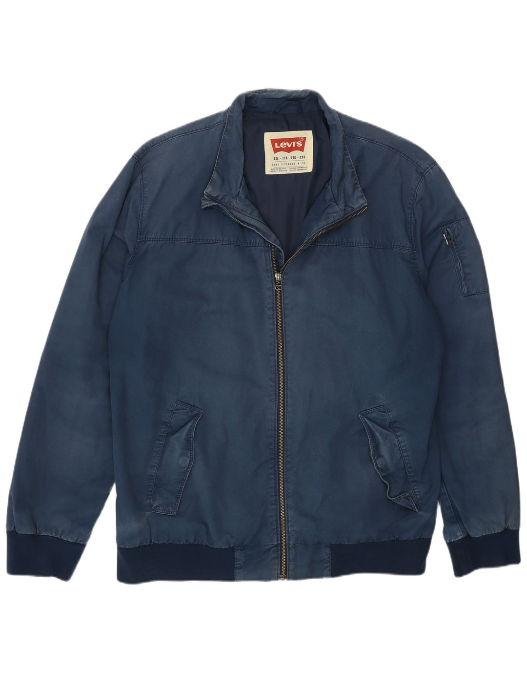 Giacca bomber da uomo Levi's UK 44 2XL cotone blu navy