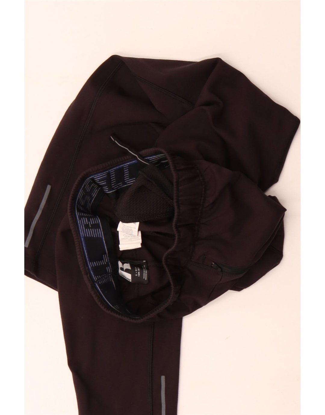 Pantaloni da tuta da uomo Russell Athletic Small Rayon nero