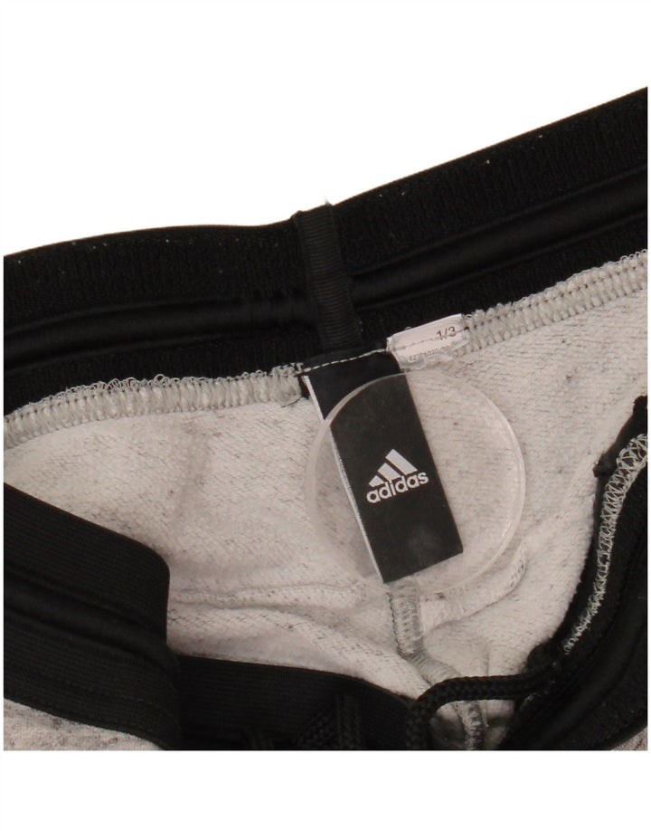 Pantaloni da tuta da uomo Adidas Capri Joggers grandi grigi screziati