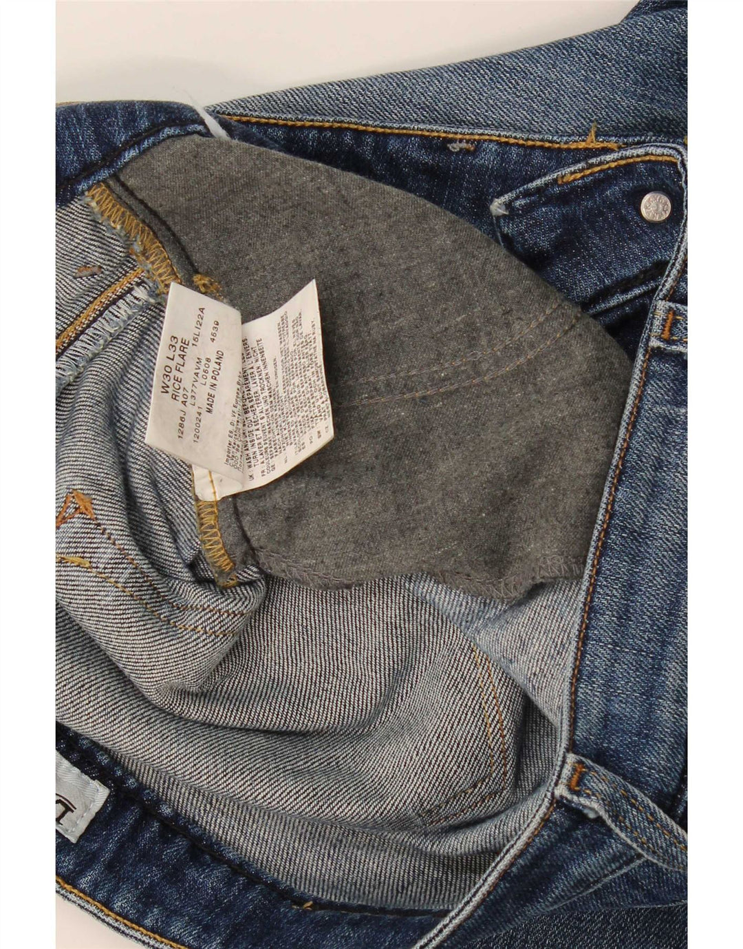 Jeans svasati Lee da donna Rice W30 L33 cotone blu