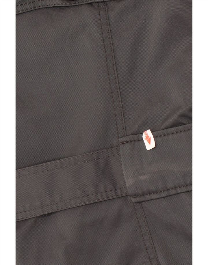 Trench corto doppiopetto da donna Zara UK 14 Cotone grigio medio