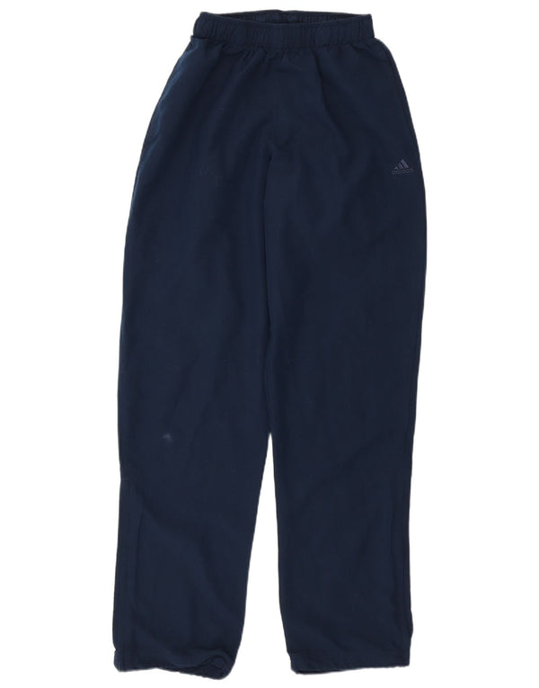 Pantaloni da tuta da uomo Adidas Small in poliestere blu navy