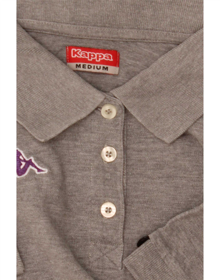 Polo Kappa da donna UK 12 grigio medio