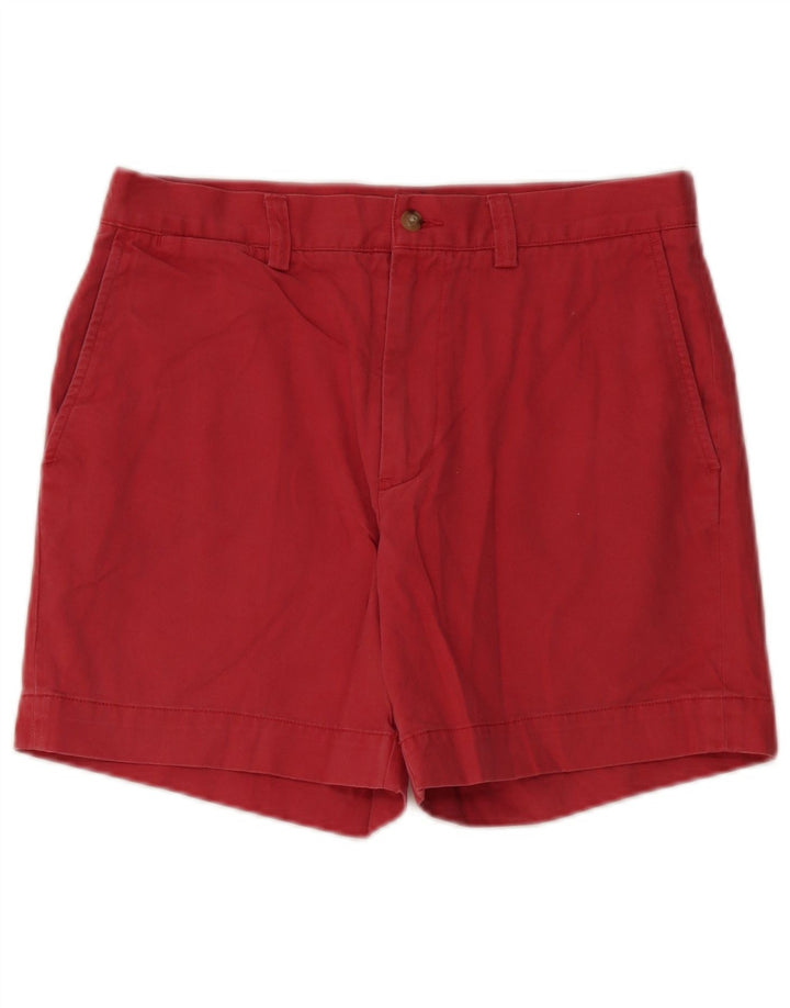 POLO RALPH LAUREN Pantaloncini chino da uomo W31 cotone rosso medio