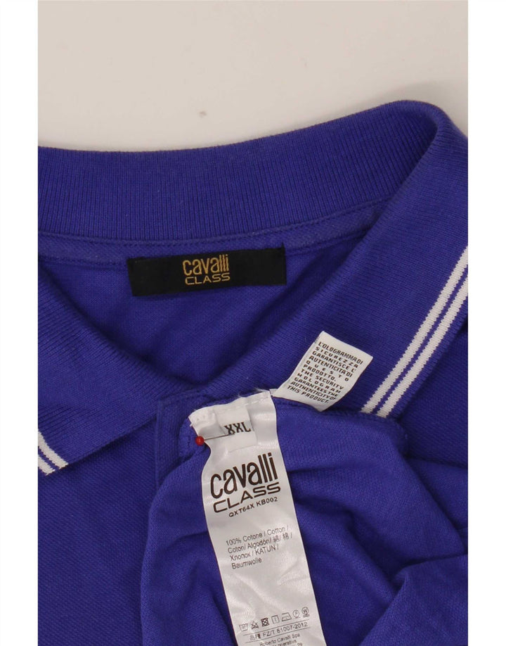 Polo Uomo Cavalli 2XL Cotone Blu