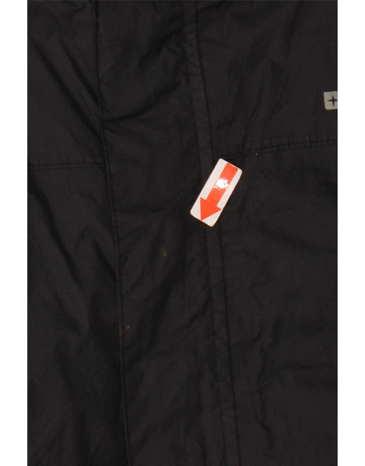 Giacca impermeabile con cappuccio da uomo Mountain Warehouse UK 38 Medium Black Nylon