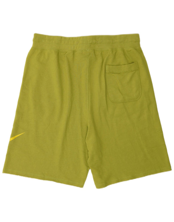 Pantaloncini sportivi Nike da uomo con grafica XL in cotone verde