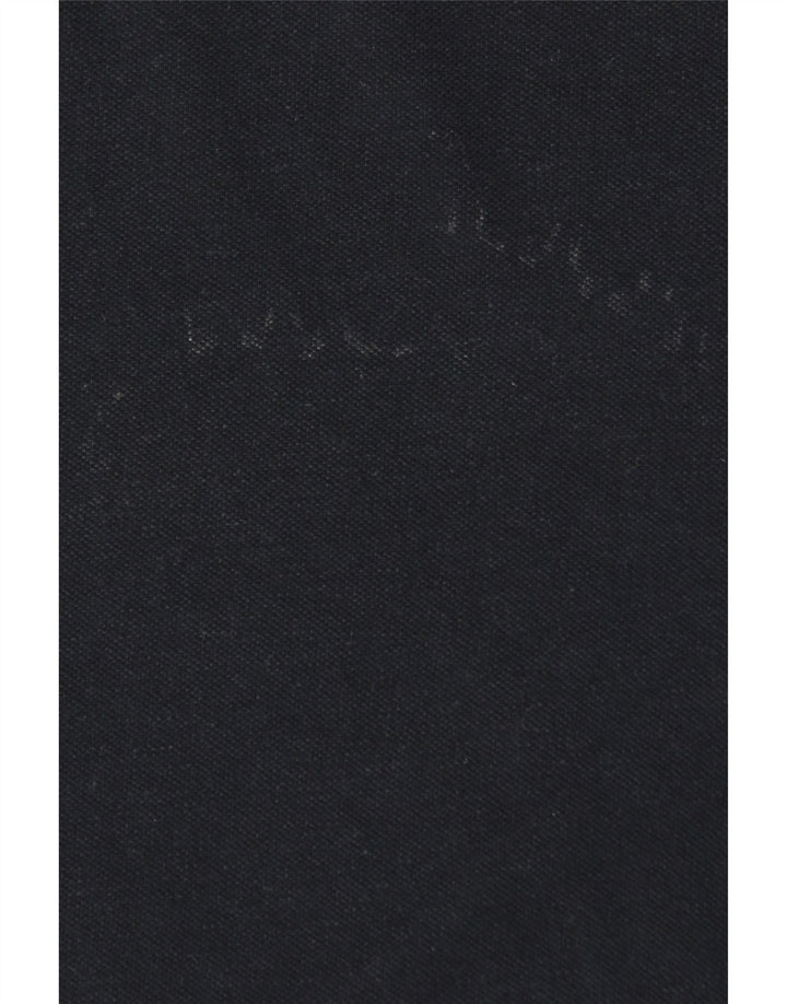 Polo da uomo Massimo Dutti in cotone blu navy medio