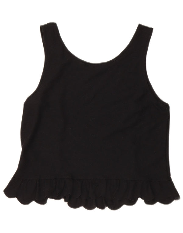Topshop Canottiera da donna UK 8 Small Poliestere nero