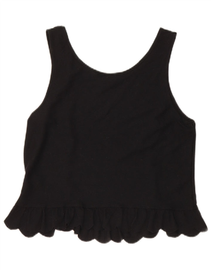 Topshop Canottiera da donna UK 8 Small Poliestere nero