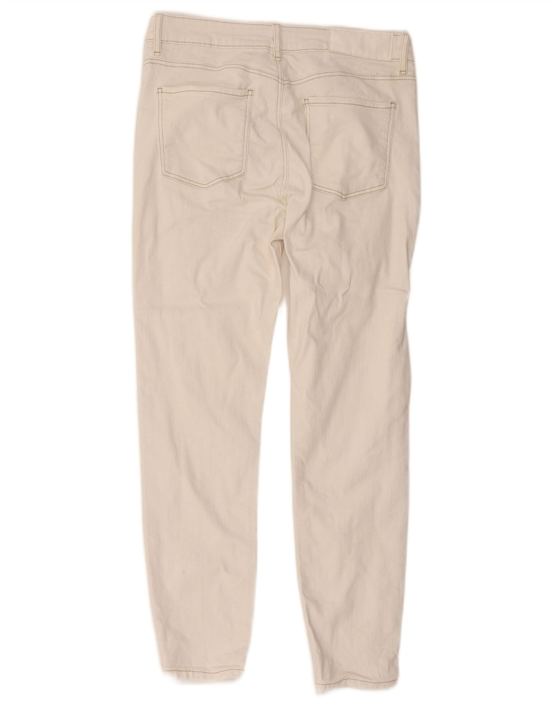 Jeans corti da donna Desigual W30 L25 cotone bianco