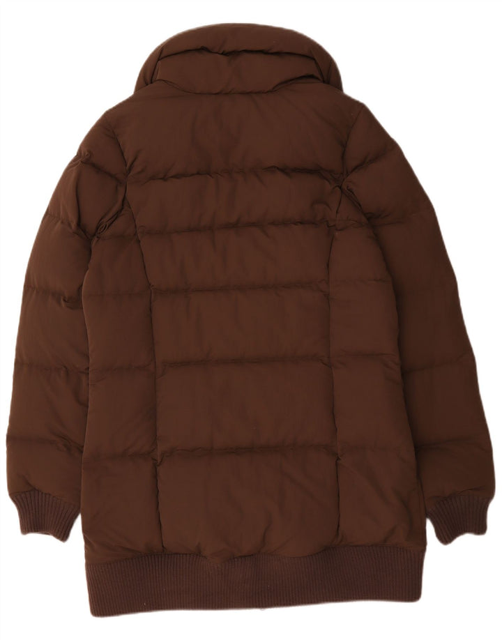 Cappotto imbottito Nike da donna UK 16/18 grande nylon marrone