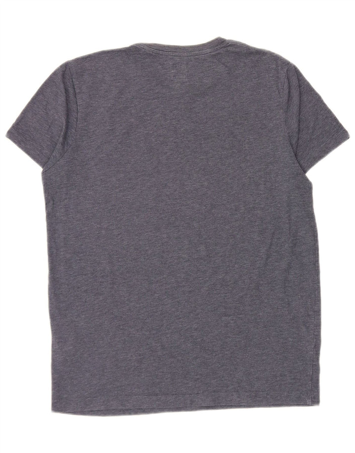 T-shirt da uomo Jack Wills Top in cotone screziato blu navy medio