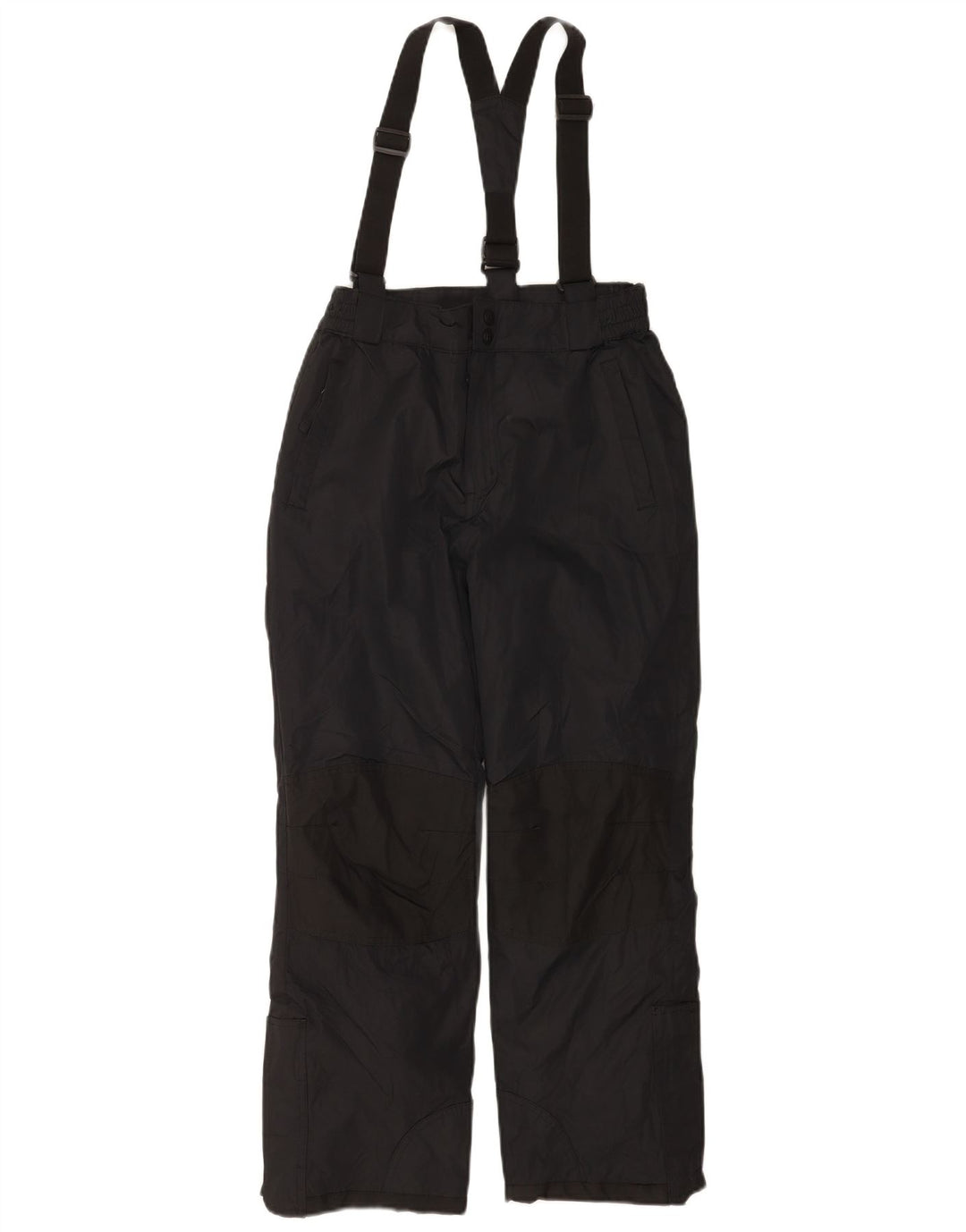 Pantaloni da sci con salopette da bambino Mountain Warehouse 11-12 anni in poliestere nero