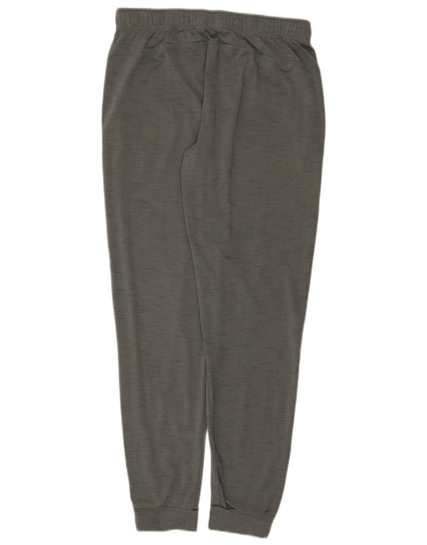 Pantaloni da tuta da yoga da uomo Nike, pantaloni da jogging, poliestere chiazzato grigio medio
