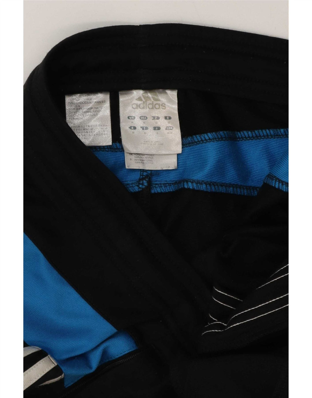 Pantaloni da tuta da uomo Adidas Medium Black Colourblock in poliestere