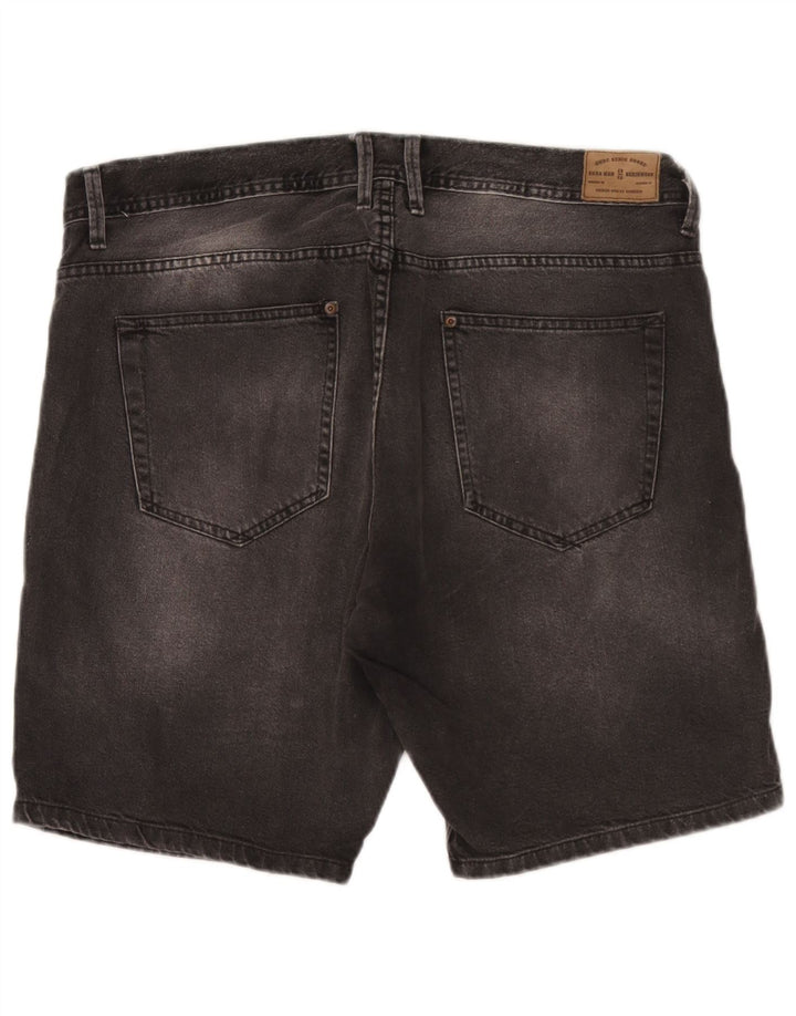 Pantaloncini di jeans da uomo Zara EU 46 XL W36 Grigi
