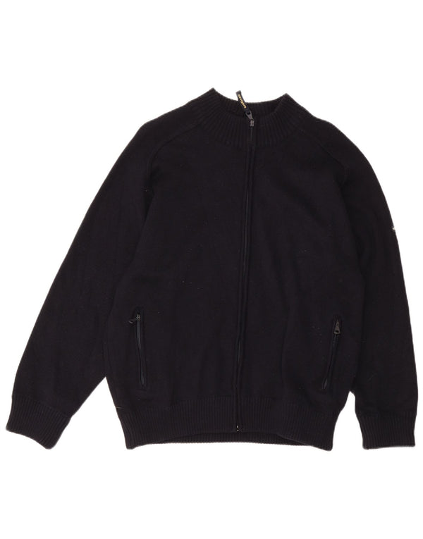 Maglione cardigan da uomo NAVIGARE medio blu navy