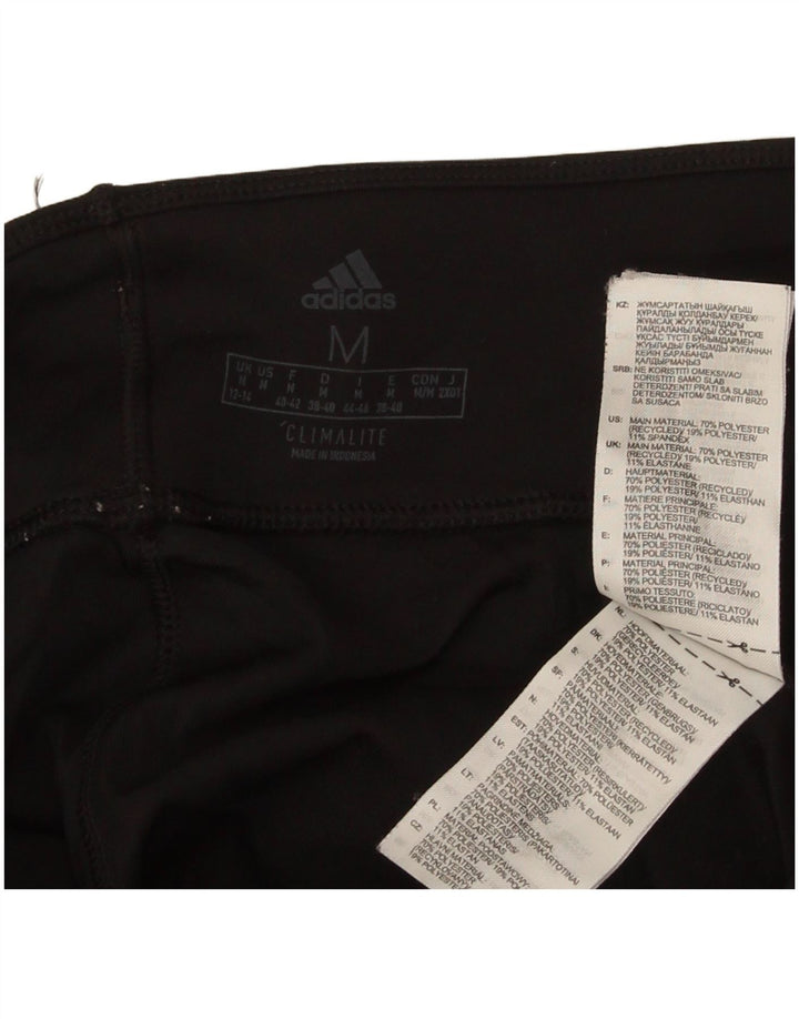 Leggings Adidas Climalite Capri da donna UK 12/14 Poliestere nero medio