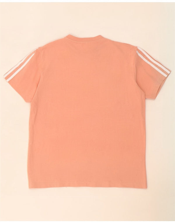 T-shirt da donna Adidas Top UK 12/14 cotone rosa medio