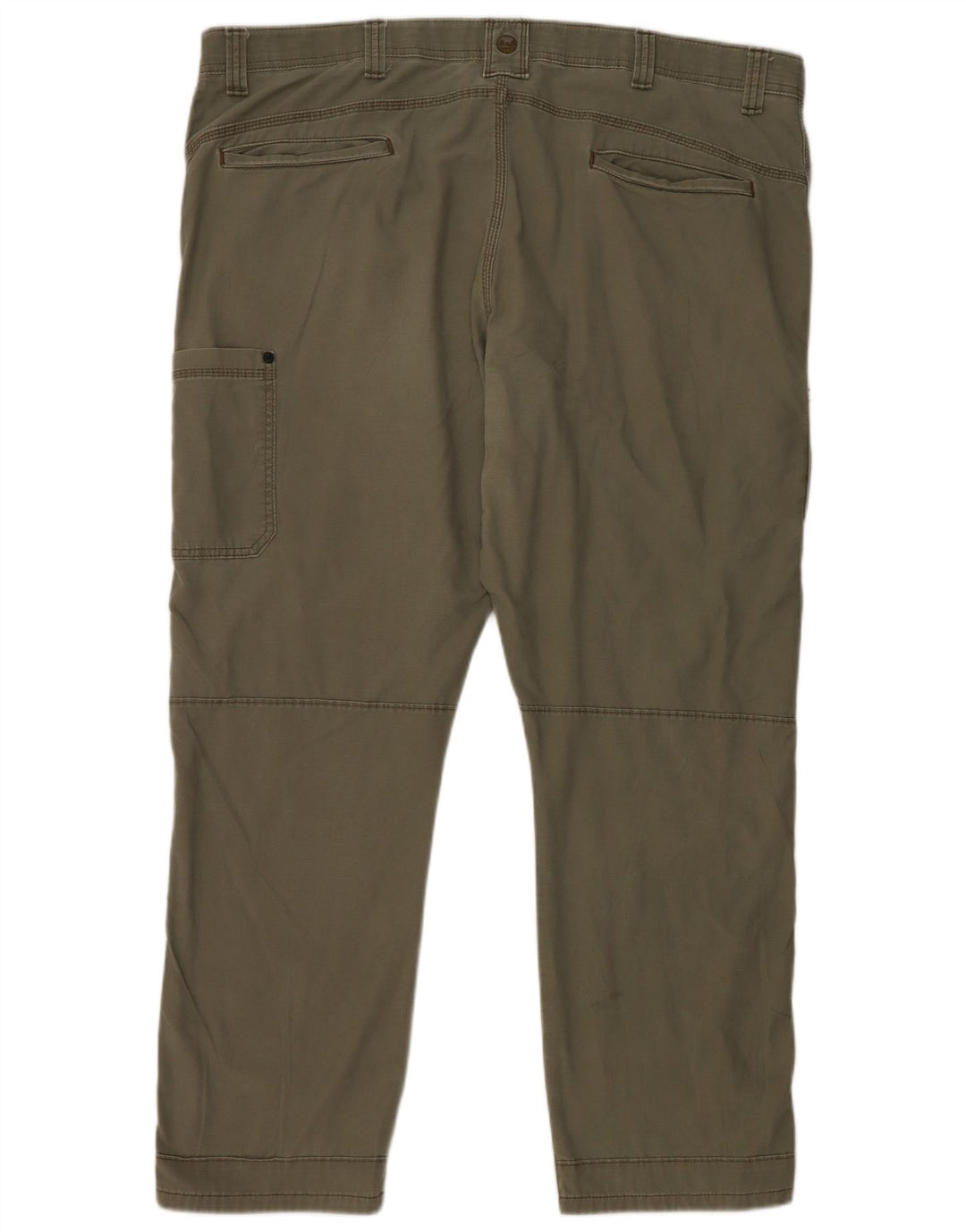 Pantaloni cargo dritti da uomo WRANGLER W44 L30 cotone kaki