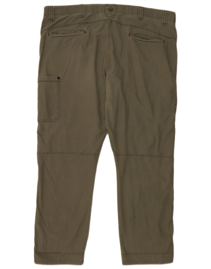 Pantaloni cargo dritti da uomo WRANGLER W44 L30 cotone kaki