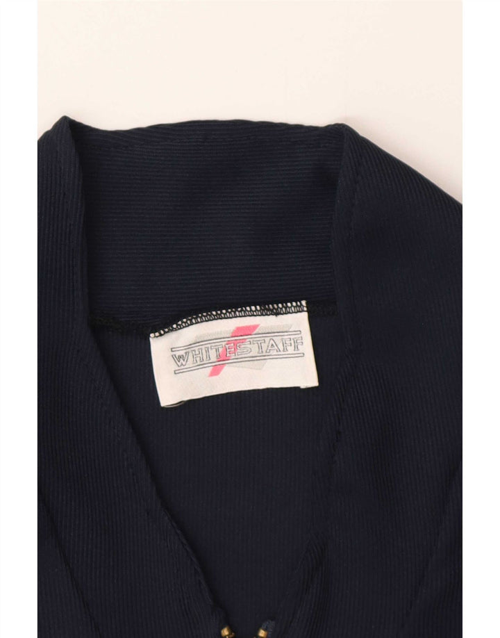 Abito a trapezio a maniche lunghe da donna di White Stuff UK 12 Blu navy medio