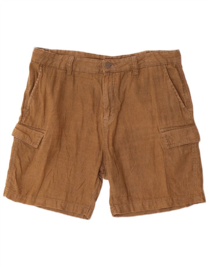 Pantaloncini cargo da uomo Zara EU 44 Large W34 Marrone