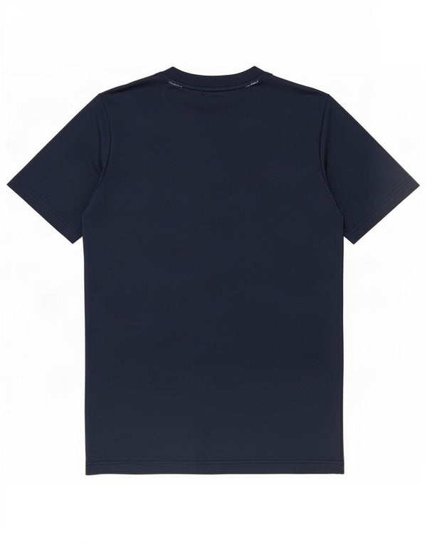 T-shirt da ragazzo Adidas Top 15-16 anni in poliestere color block blu navy
