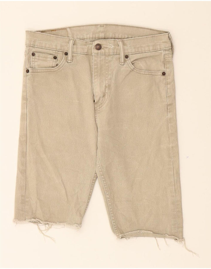 LEVI'S Mens 510 Denim Shorts W30 Medium Beige Cotton Vintage Levi's and Second-Hand Levi's from Messina Hembry 