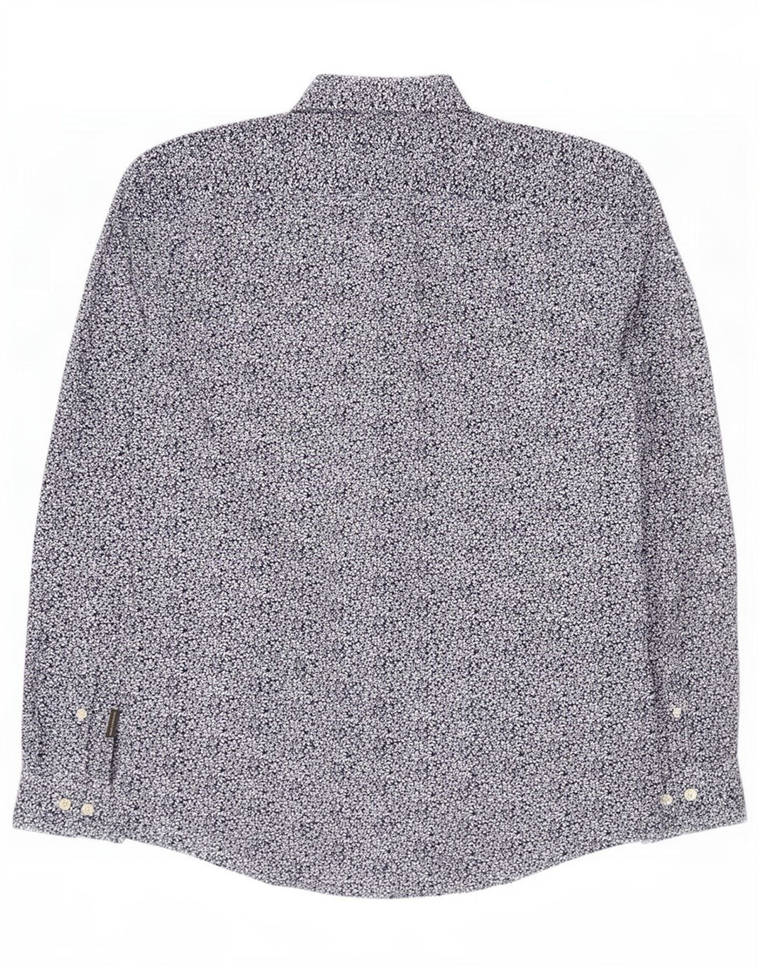 Camicia da uomo French Connection in cotone floreale blu medio