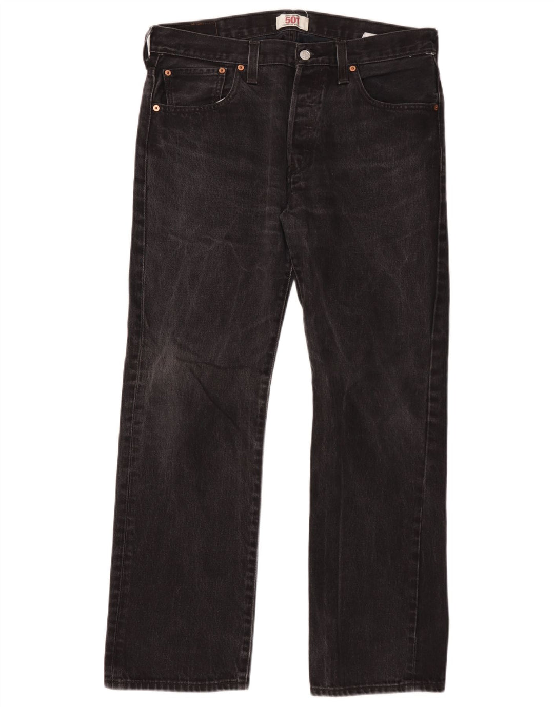 Levi's Uomo 501 Jeans dritti W34 L30 Cotone Nero