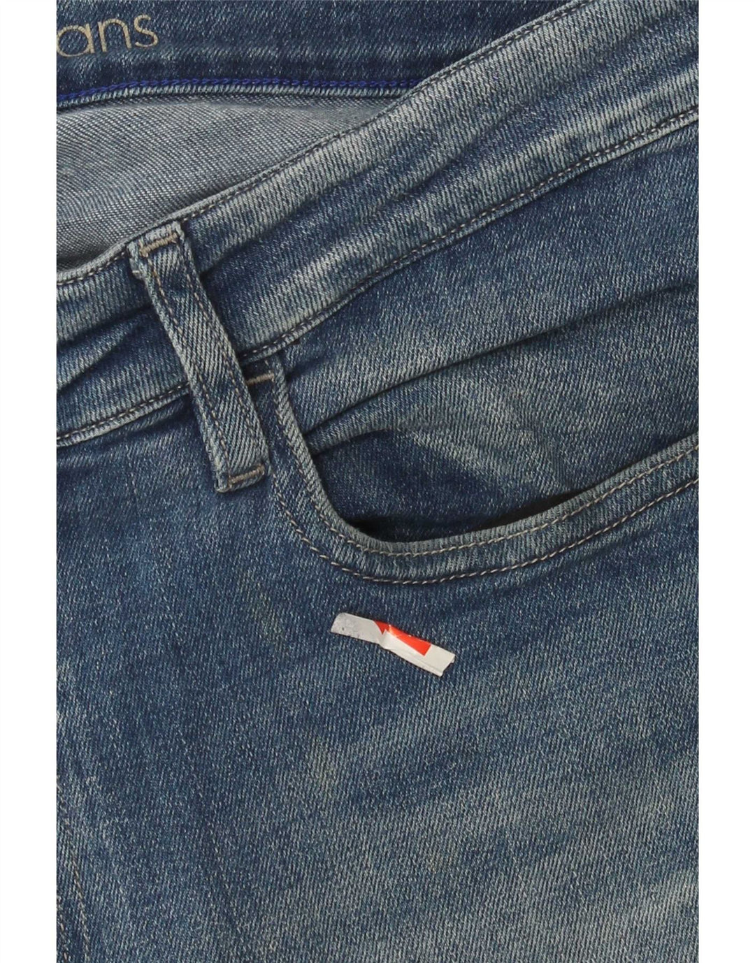Jeans slim da uomo Calvin Klein W34 L32 cotone blu