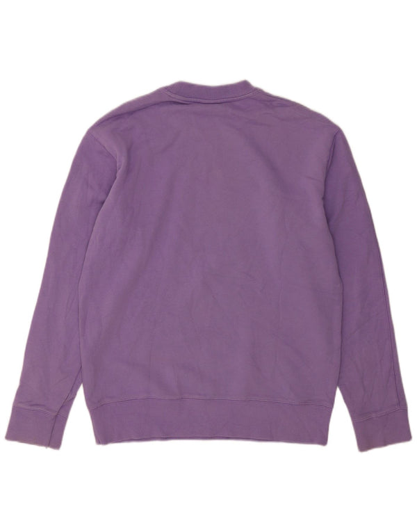 Felpa grafica da uomo Zara piccola in cotone viola