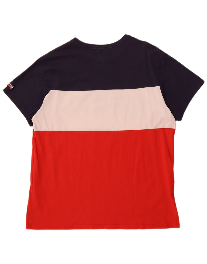 T-shirt grafica da uomo LEVI'S Top grande in cotone color block multicolore