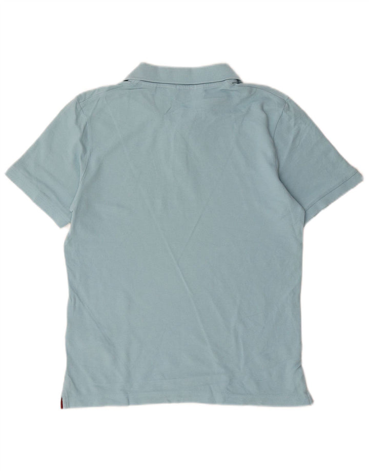 Polo da uomo Penguin piccola in cotone blu