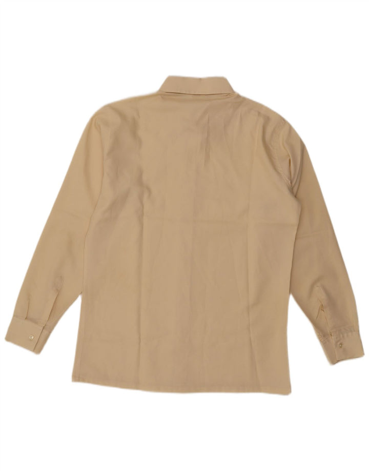 Camicia da uomo vintage taglia 42 16 1/2 grande gialla