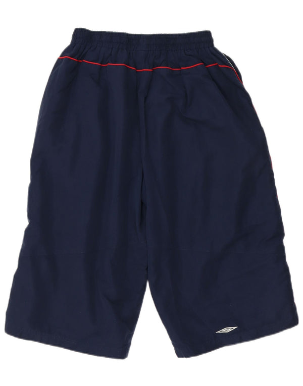 Pantaloncini sportivi Umbro da uomo con grafica Bermuda grandi blu navy