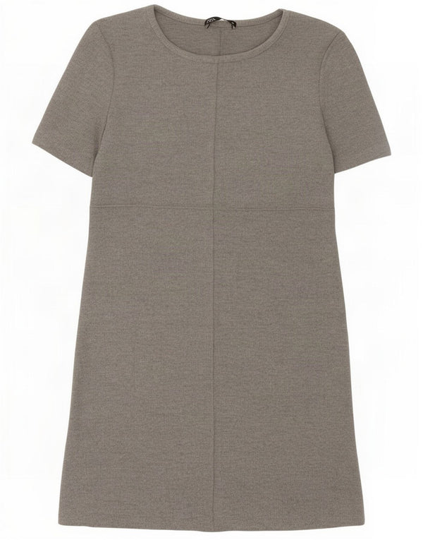 Abito basic da donna Zara UK 8 piccolo poliestere grigio