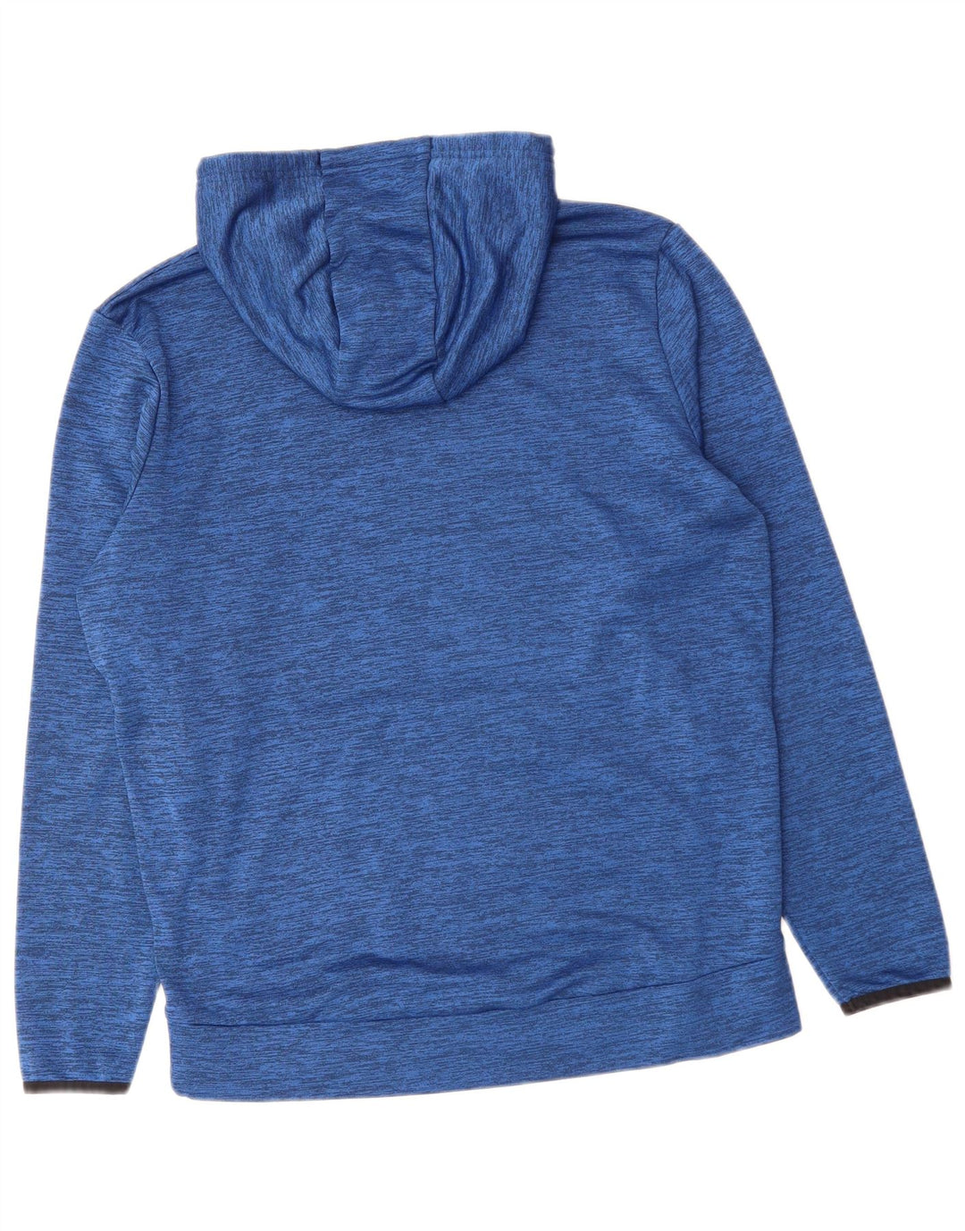 UNDER ARMOUR Maglia con cappuccio ampia da uomo in poliestere chiazzato blu medio