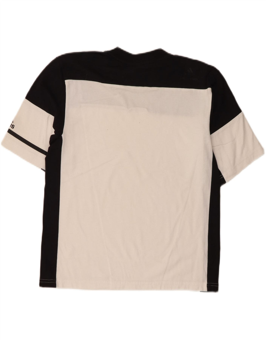 ADIDAS Mens T-Shirt Small White Colourblock Vintage Adidas and Second-Hand Adidas from Messina Hembry 