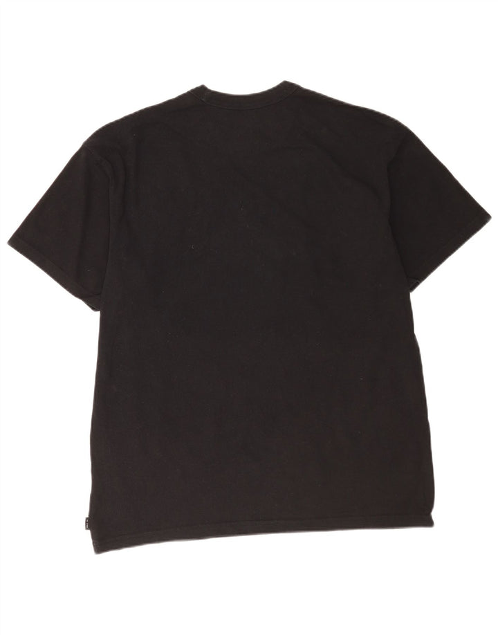 T-shirt Nike da uomo vestibilità ampia, top in cotone nero medio